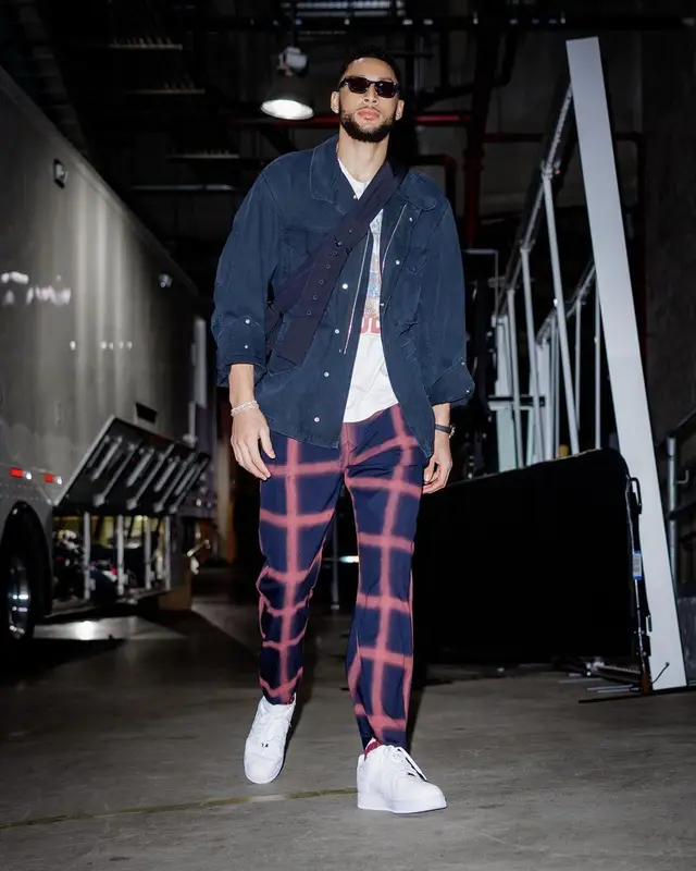 Ben Simmons outfit in Rhude, Marni, and Bottega Veneta, 2023