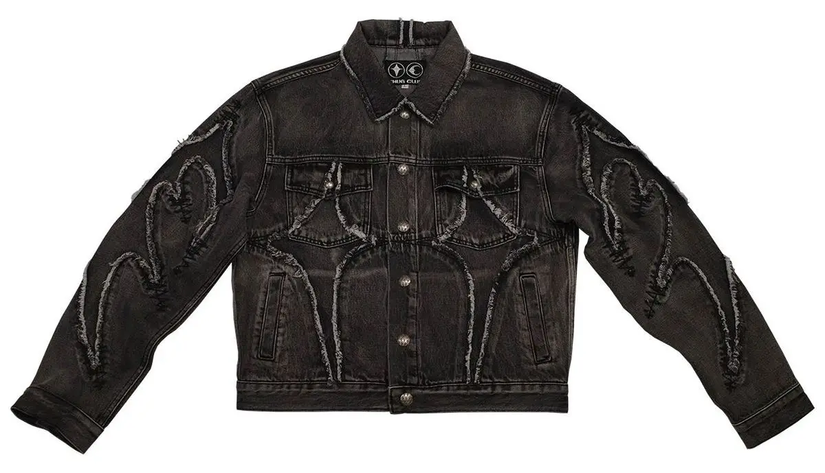 Thug Club Black Denim Tribal Jacket | WHAT'S ON THE STAR?