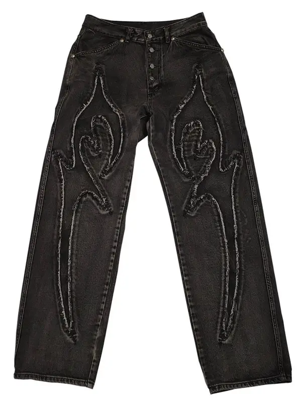 Thug Club Black Denim Tribal Pants | WHAT'S ON THE STAR?