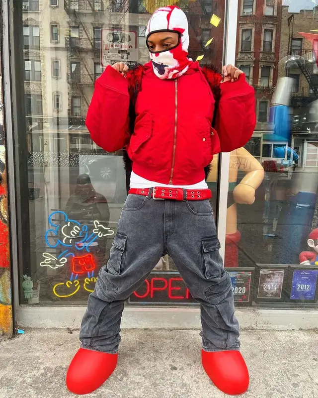Ken Rebel outfit in Vetements, Aris Tatalovich, and Variant, 2023
