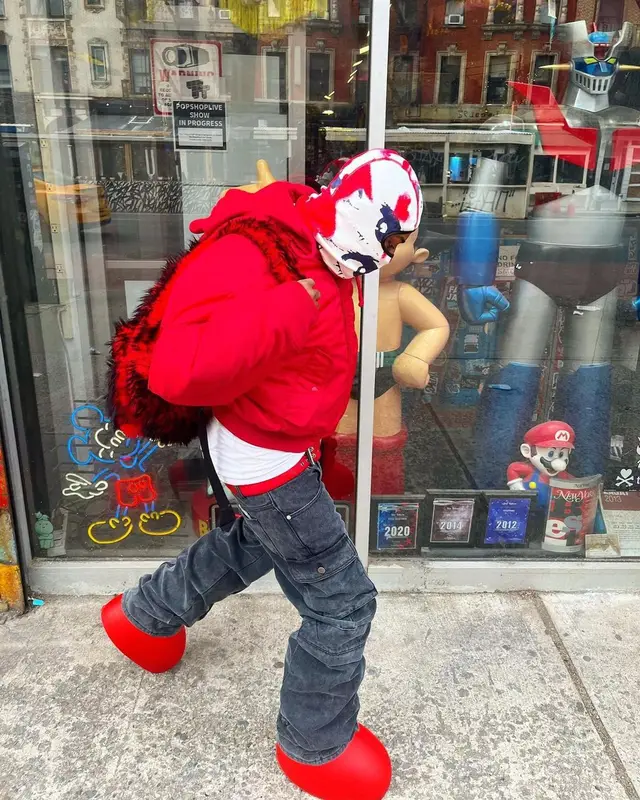 Ken Rebel outfit in Vetements, Aris Tatalovich, and Variant, 2023