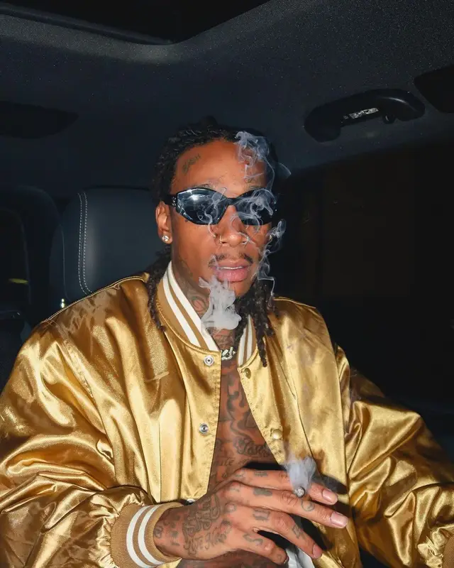 Wiz Khalifa outfit in Vans and Celine, 2023