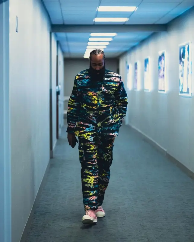 James Harden outfit in Louis Vuitton and Rick Owens, 2023