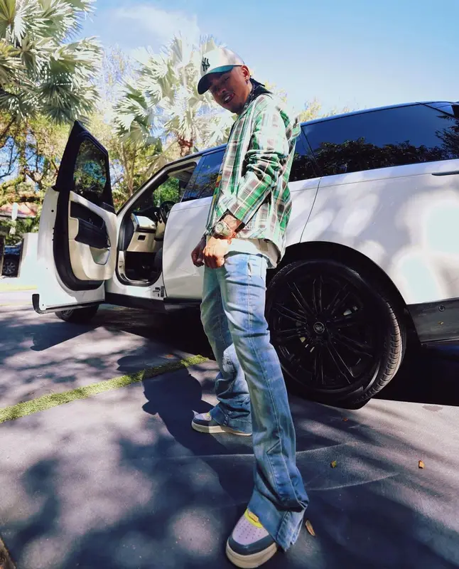 Ozuna outfit in Kith, Rhude, and Amiri, 2023