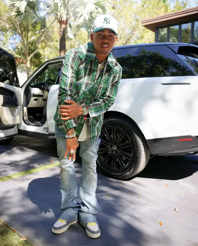 Ozuna outfit in Kith, Rhude, and Amiri, 2023