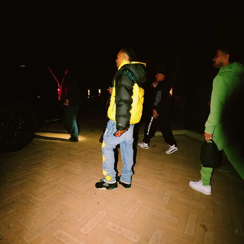 Ozuna outfit in Supreme, Jordan, and The North Face, 2023