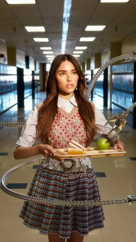 Madison Beer outfit in Chopova Lowena and Ganni, 2022