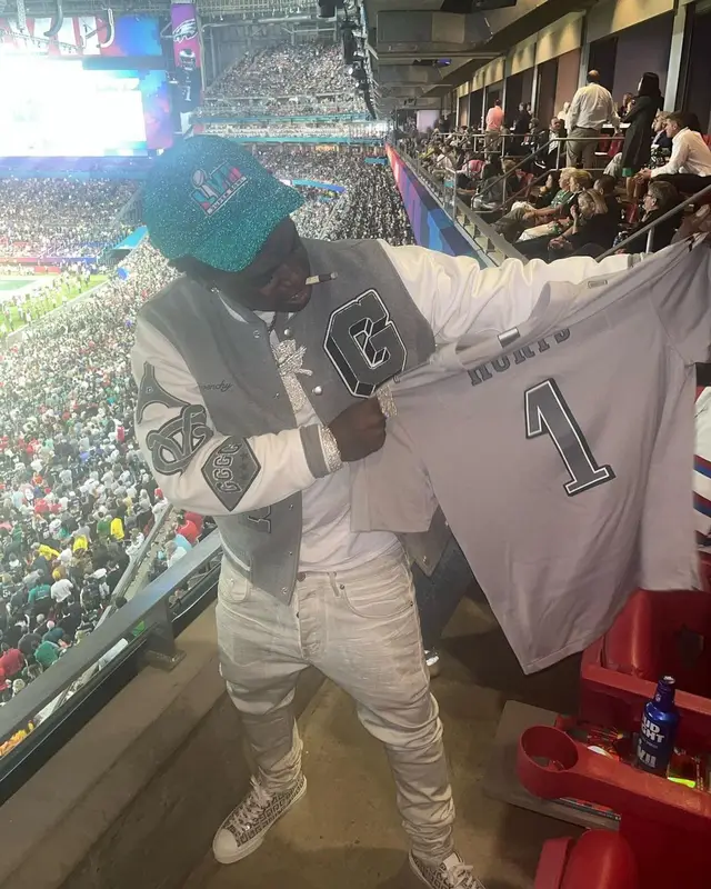 Kodak Black outfit in Givenchy, Nike, and Purple Brand, 2023