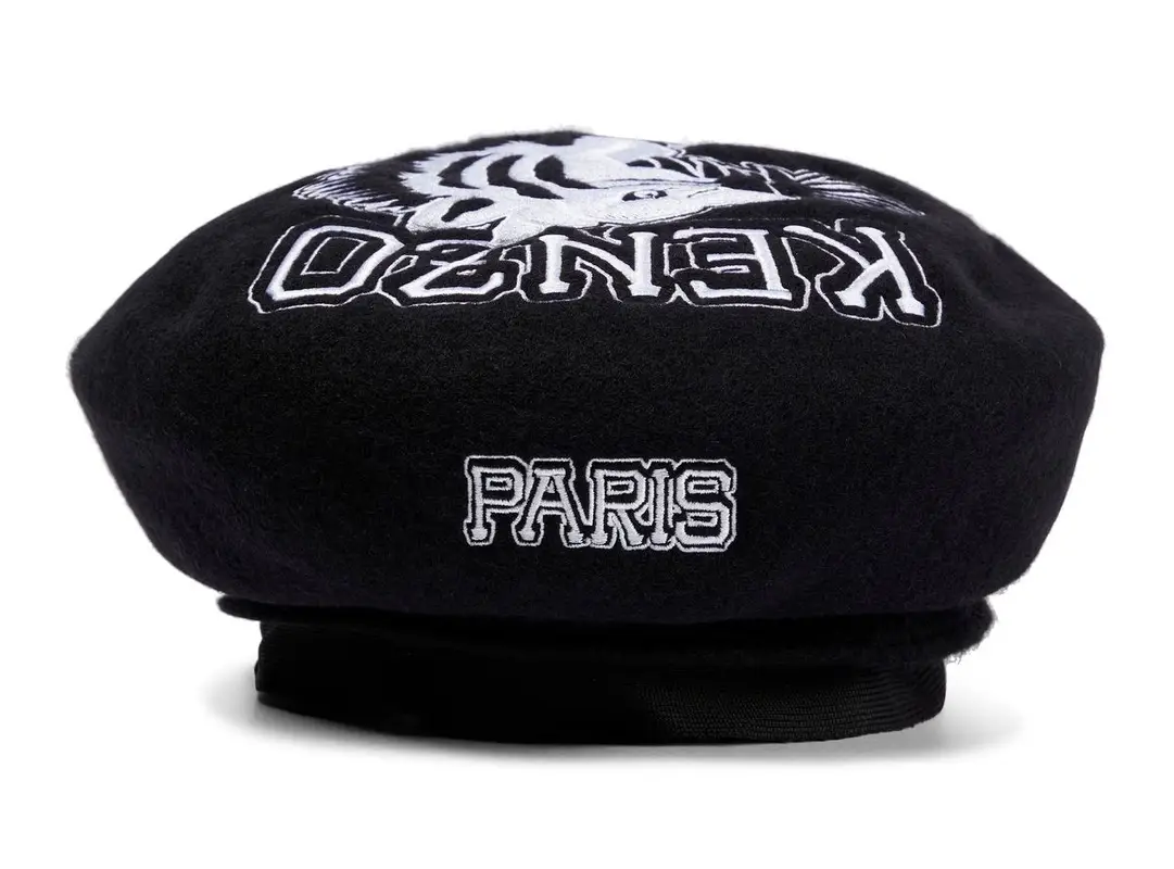 Kenzo Logo Black Beret $270