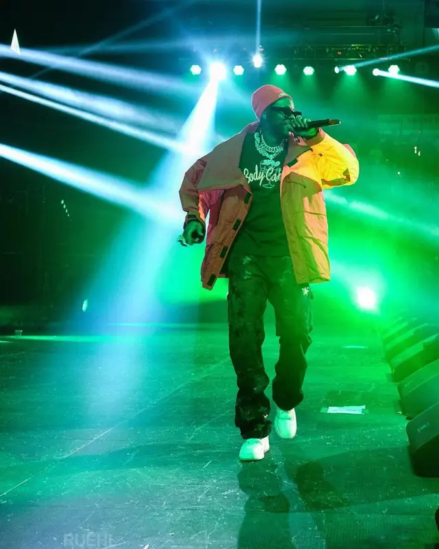 2 Chainz outfit in Gallery Dept., Amiri, and Balenciaga, 2023