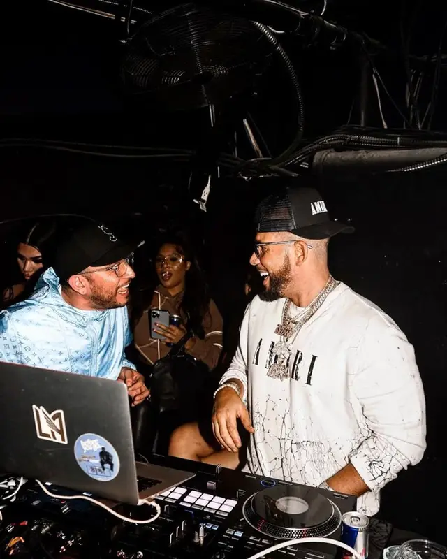 DJ Drama outfit in Tom Ford and Amiri, 2023