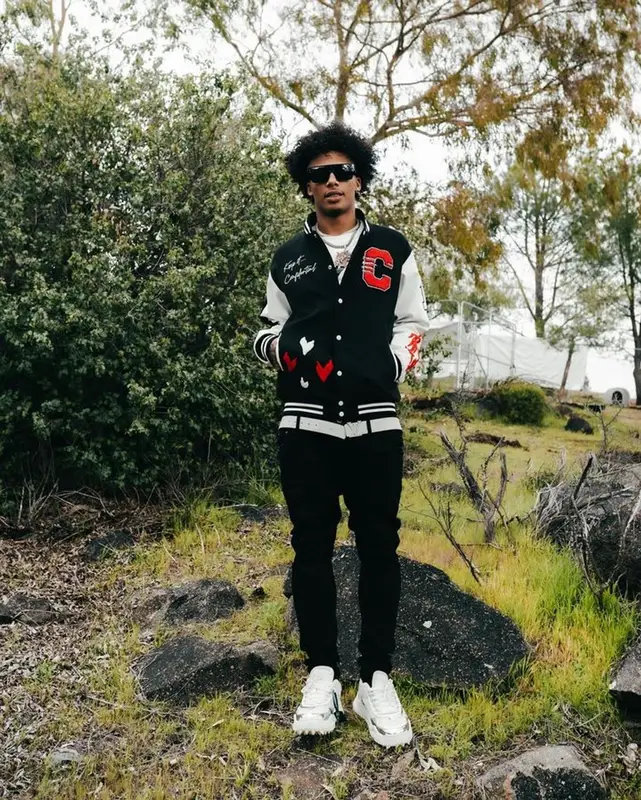 Mikey outfit in Ksubi, Off-White, and Louis Vuitton, 2023
