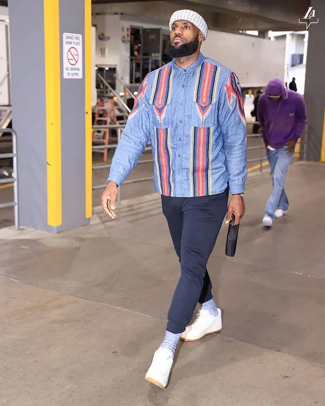 LeBron James outfit in Polo Ralph Lauren, 2023