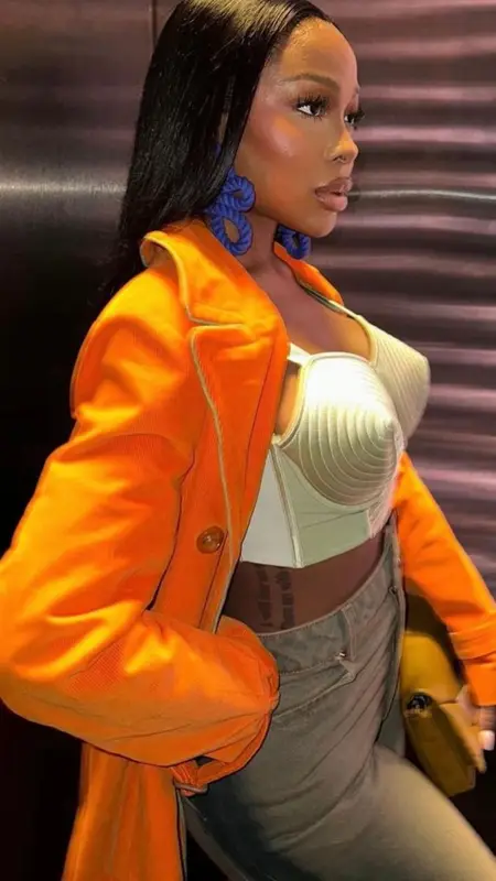 Jayda Wayda outfit in Marni, Jean Paul Gaultier, and Bottega Veneta, 2023
