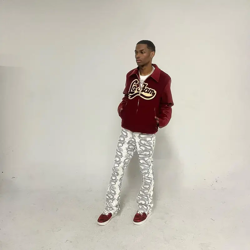 Yvngxchris outfit in La Fam, Motel, and Bape, 2023