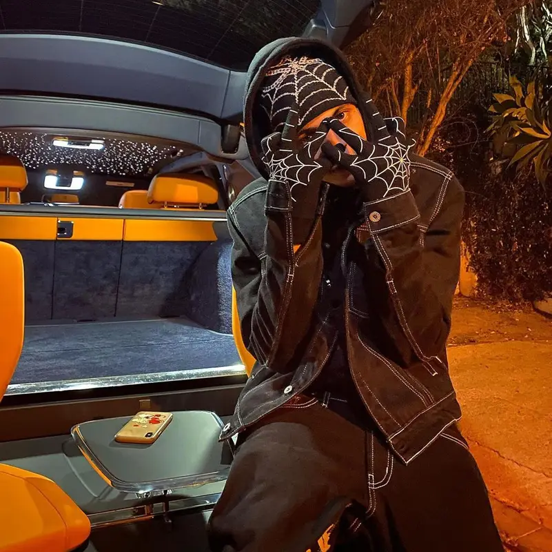 D Savage outfit in Vlone and Darkm0de, 2021