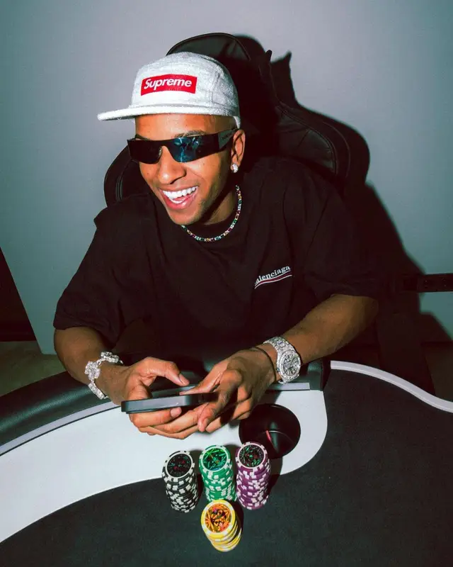 Rodrygo outfit in Balenciaga and Supreme, 2023
