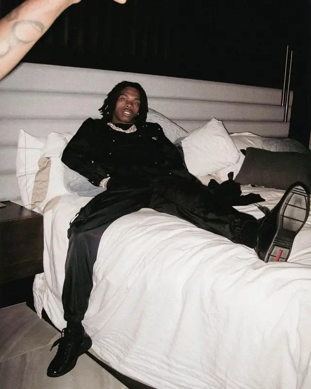 Lil Baby outfit in Prada, 2023