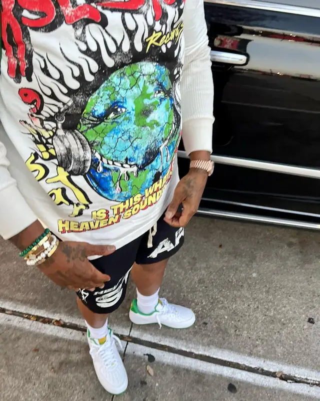 Peezy outfit in Hellstar, Nike, and Ceo Slow, 2023