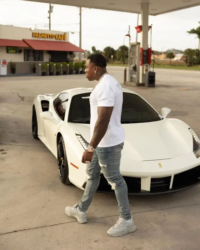 BandMan Kevo outfit in Dior and Amiri, 2023