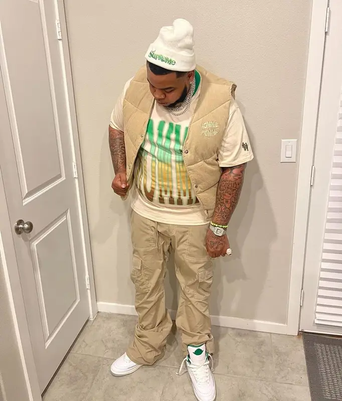 Big Yavo outfit in Homme + Femme, Jordan, and Supreme, 2023