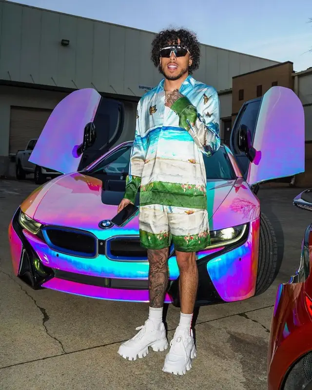 King Cid outfit in Nahmias and Prada, 2023