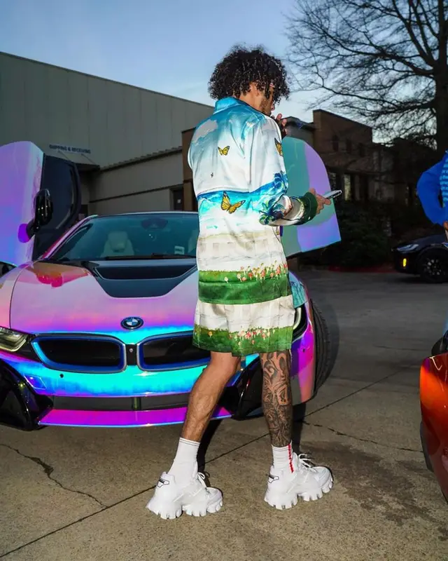 King Cid outfit in Nahmias and Prada, 2023