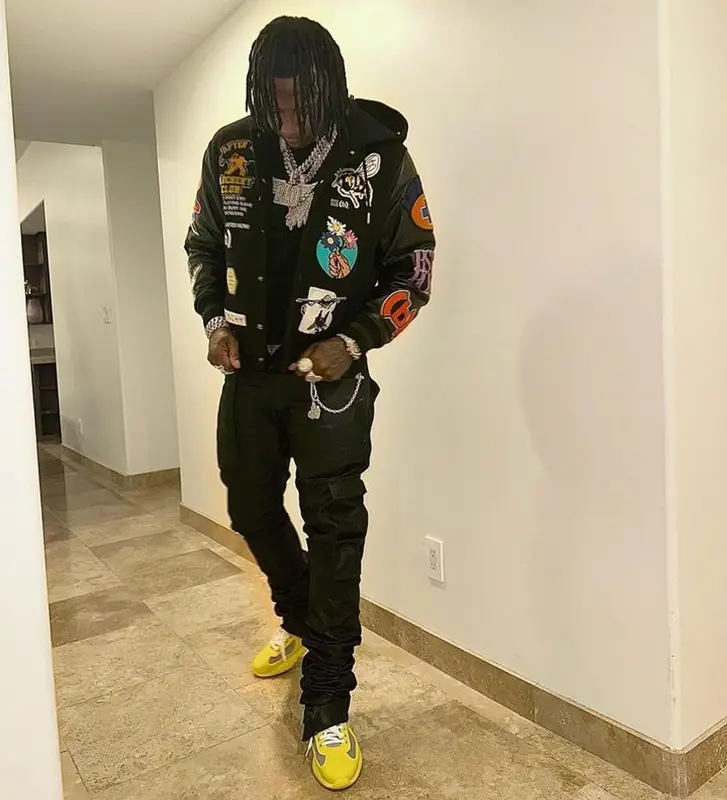Moneybagg Yo outfit in Givenchy, Prada, and Bstroy, 2023