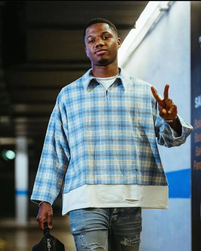 Ansu Fati outfit in Amiri, Nike, and Tommy Hilfiger, 2023