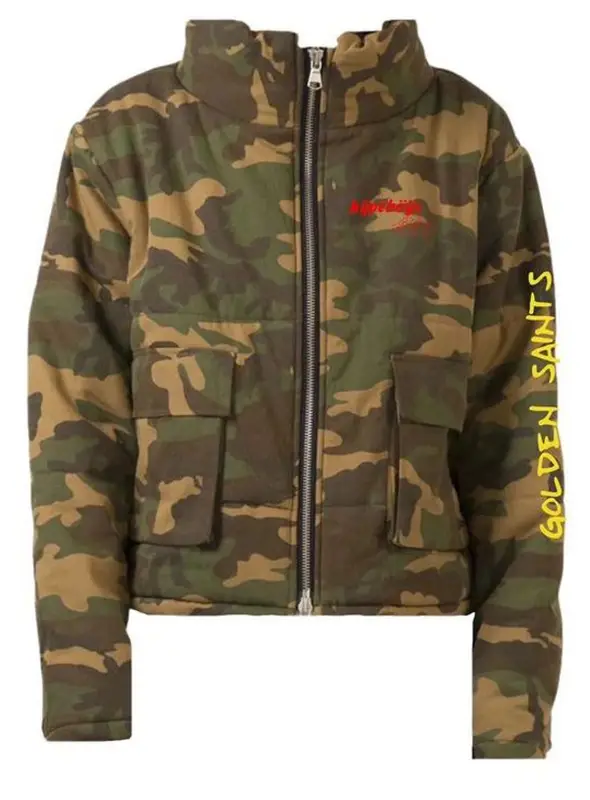 Hypeboys With The Toys Logo Camo Zip Jacket $190