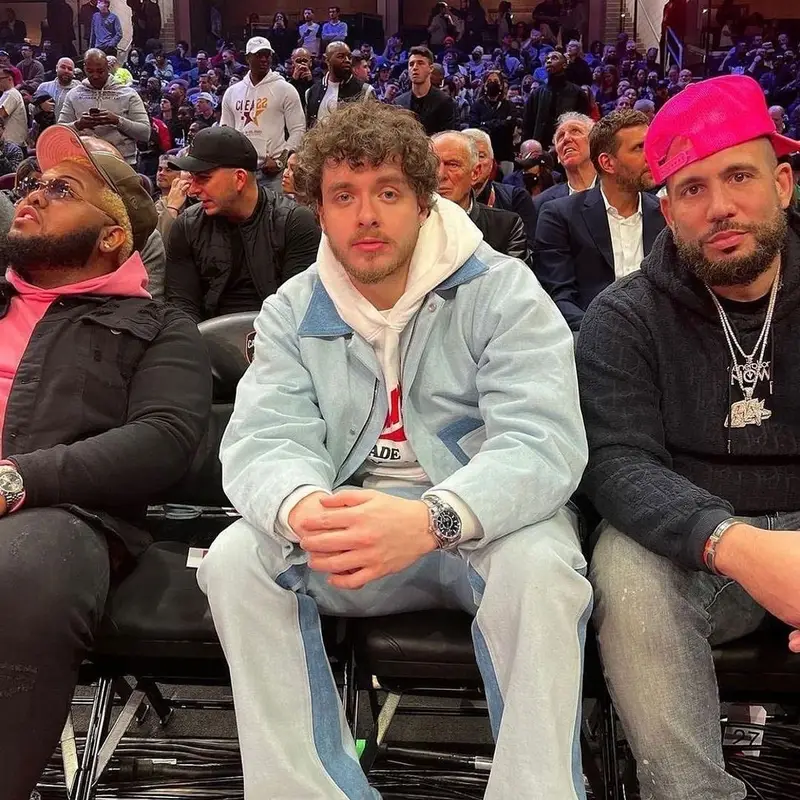Jack Harlow outfit in Nahmias and New Balance, 2023