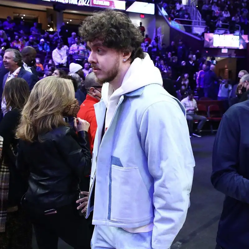 Jack Harlow outfit in Nahmias and New Balance, 2023