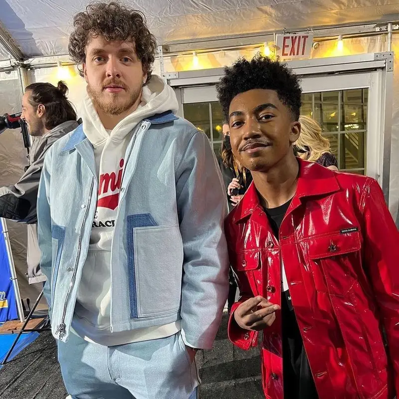 Jack Harlow outfit in Nahmias and New Balance, 2023