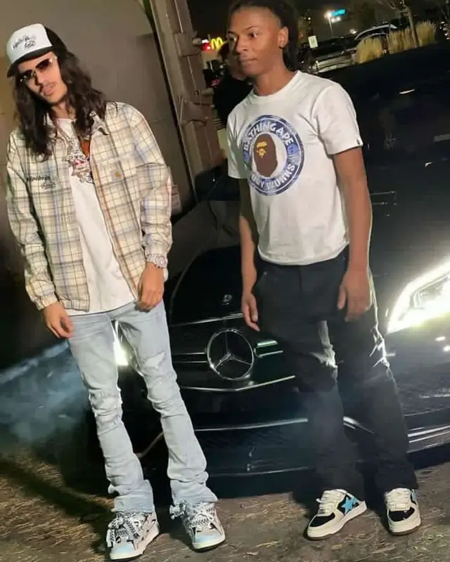 BabyTron outfit in Serenede, Lanvin, and Hypeboys With The Toys, 2023