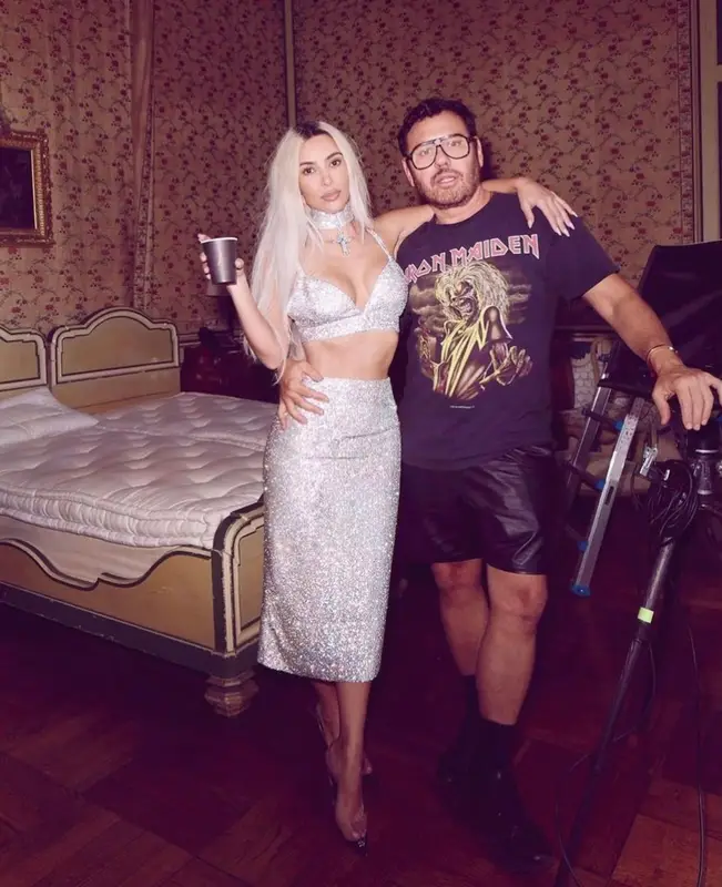 Kim Kardashian outfit in Dolce & Gabbana, 2023