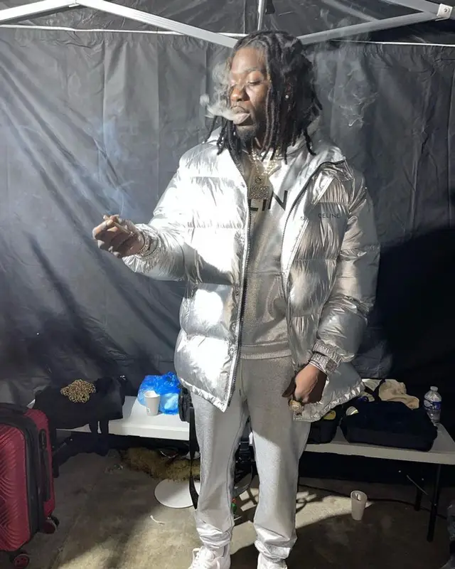 Gazo outfit in Celine and Nike, 2023
