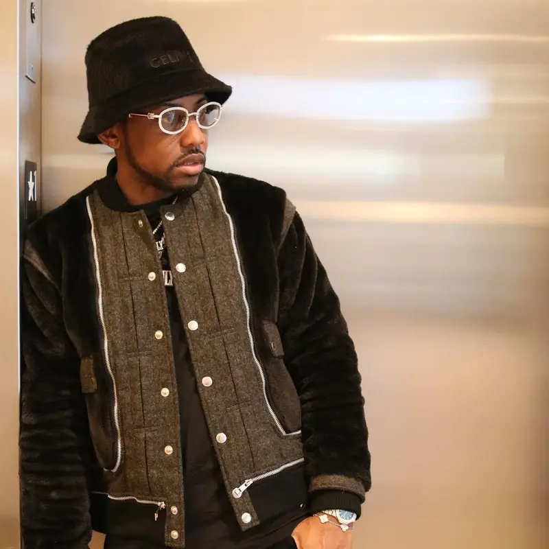 Fabolous outfit in Gallery Dept., Jordan, and Celine, 2023