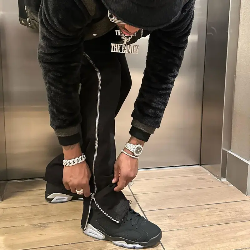 Fabolous outfit in Gallery Dept., Jordan, and Celine, 2023