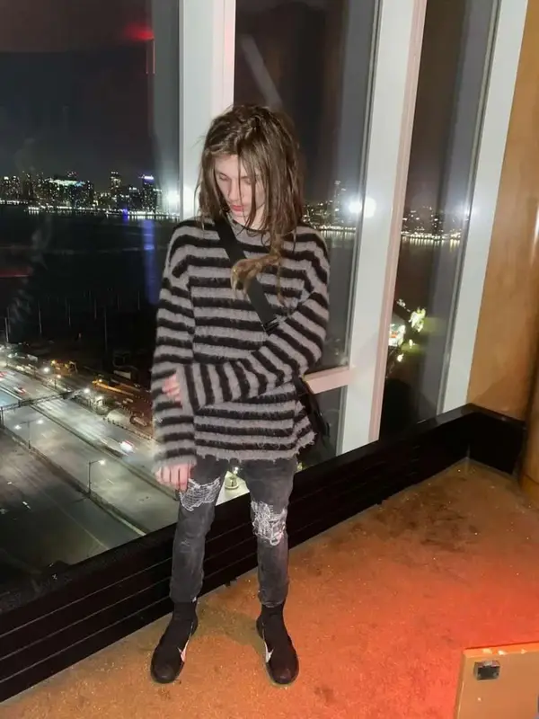 Matt Ox outfit in AllSaints and Ksubi, 2023
