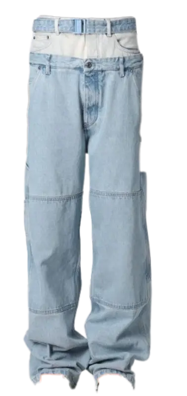 Off-White Color Denim Jeans $766