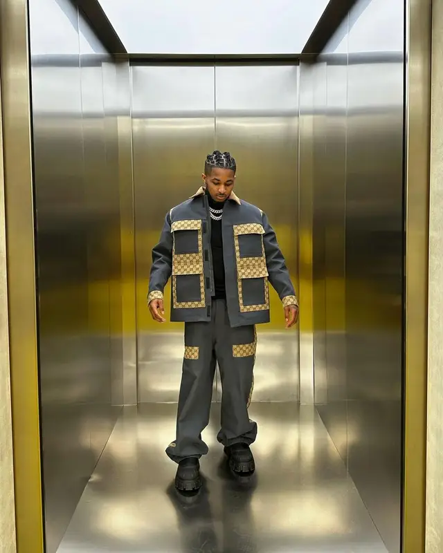 DDG outfit in Gucci and Prada, 2023