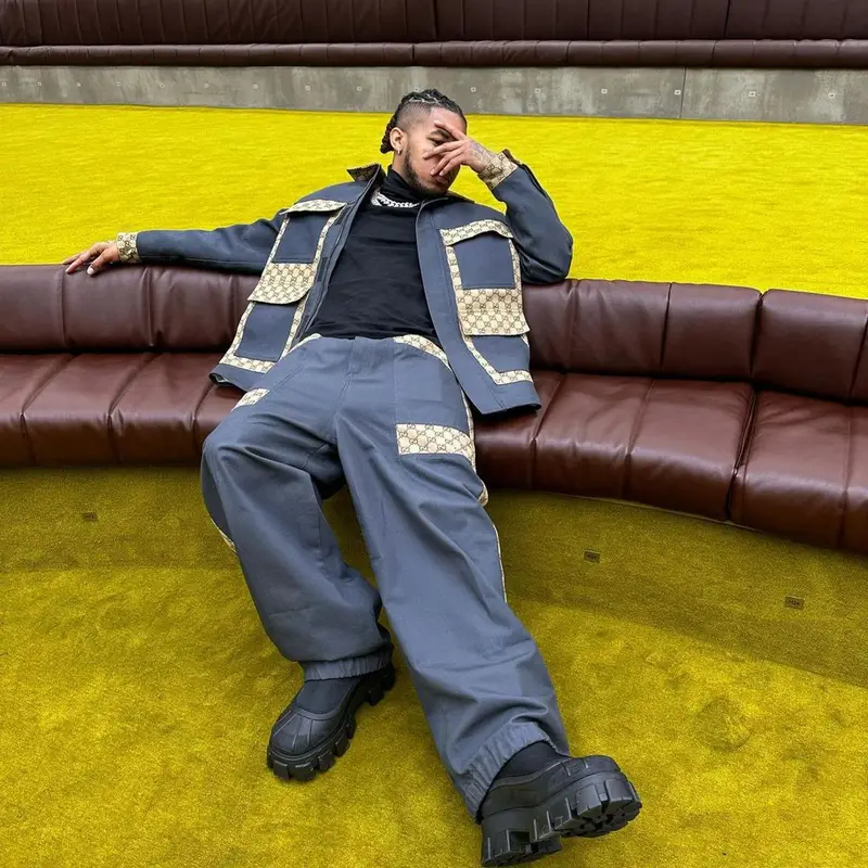 DDG outfit in Gucci and Prada, 2023