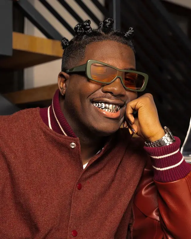 Lil Yachty outfit in Kapital, Burberry, and Nike, 2023