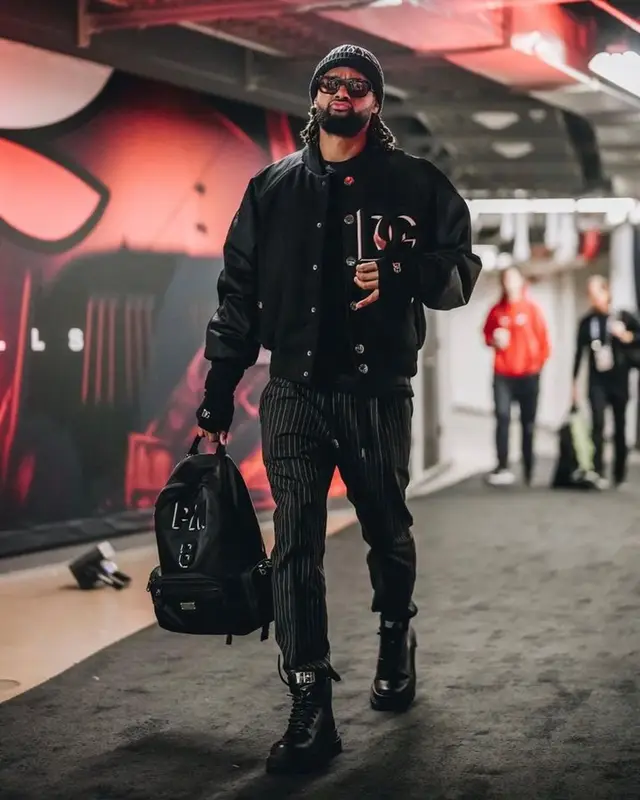 Patty Mills outfit in Dolce & Gabbana, 2023