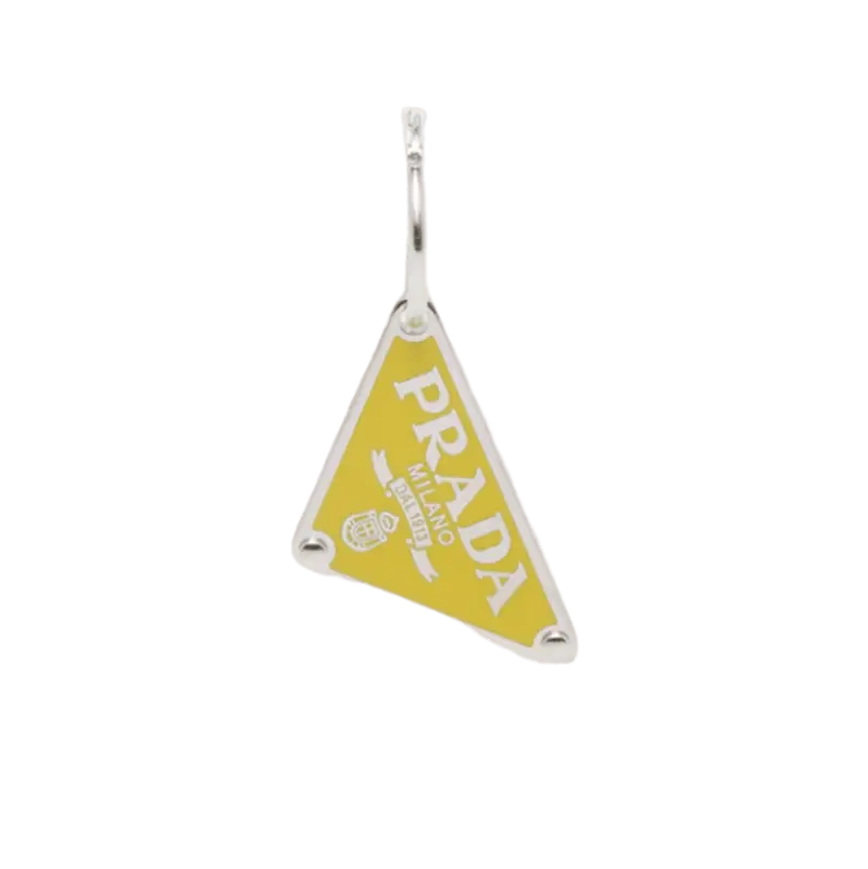 Prada Symbole Pendant Right Earring $675