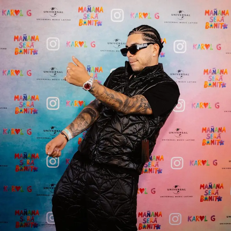 Ryan Castro outfit in Louis Vuitton, Givenchy, and Palm Angels, 2023
