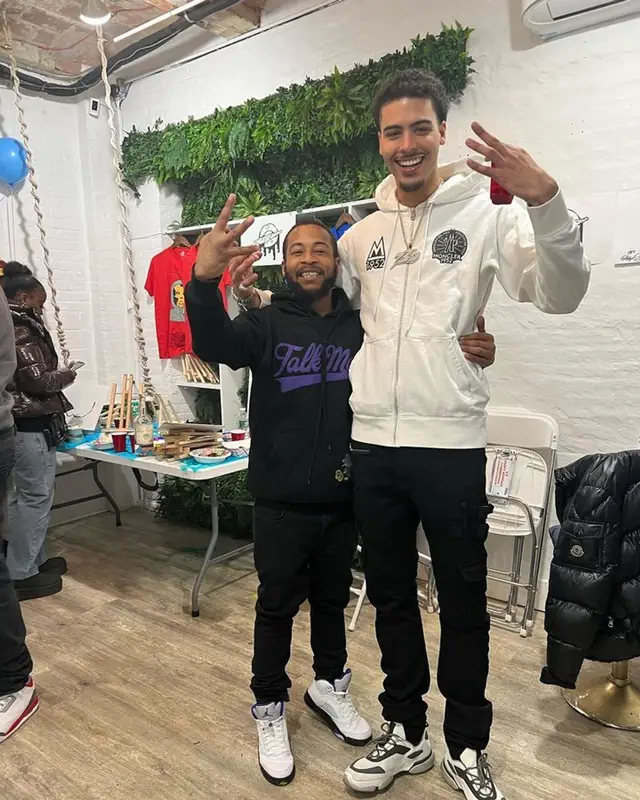Jay Critch outfit in Moncler, Akings, and Prada, 2023