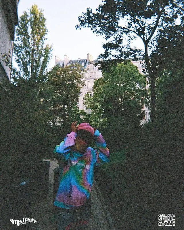 Jaden Smith outfit in MSFTSrep, Louis Vuitton, and New Balance, 2023