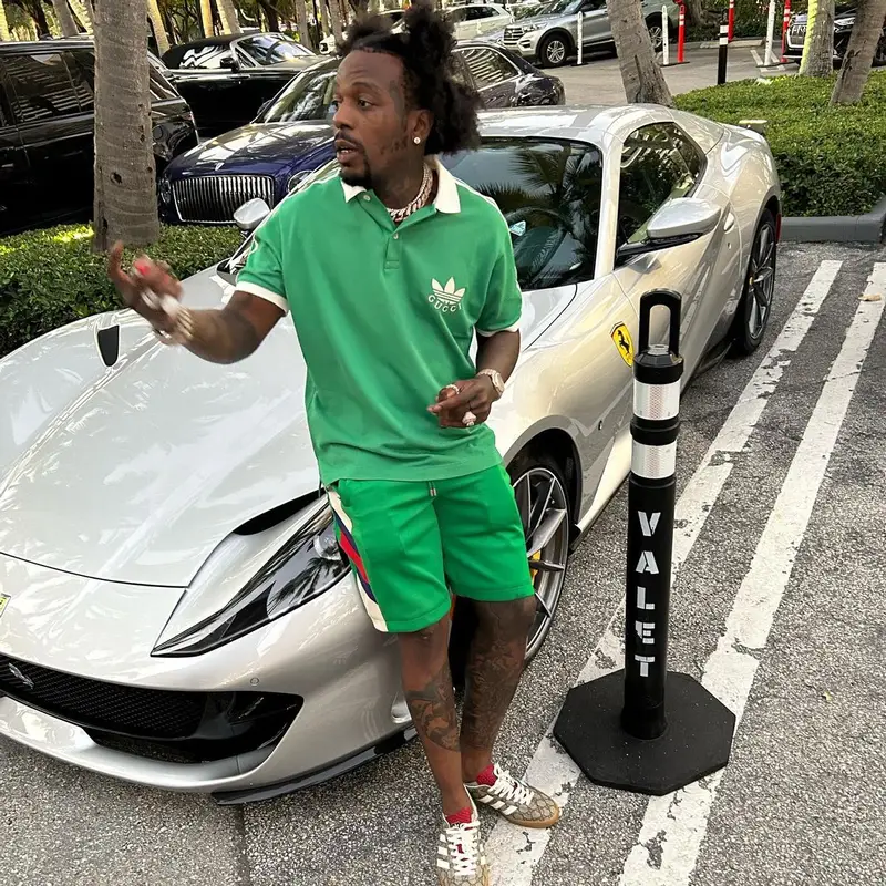 Sauce Walka outfit in Gucci and Adidas, 2023