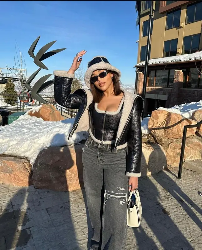 Jordyn Woods outfit in Diesel, Rick Owens, and Jean Paul Gaultier, 2023